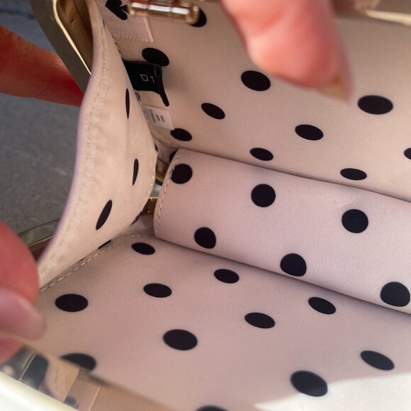 KATE SPADE KITT WICKER CONVERTIBLE CLUTCH CROSSBODY BAG Rectangular Casual - Picture 16 of 16